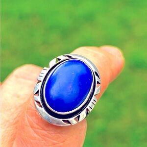 Vidal Chaves (VHC) Lapis Lazuli and Silver Ring | *Fast Shipping*
